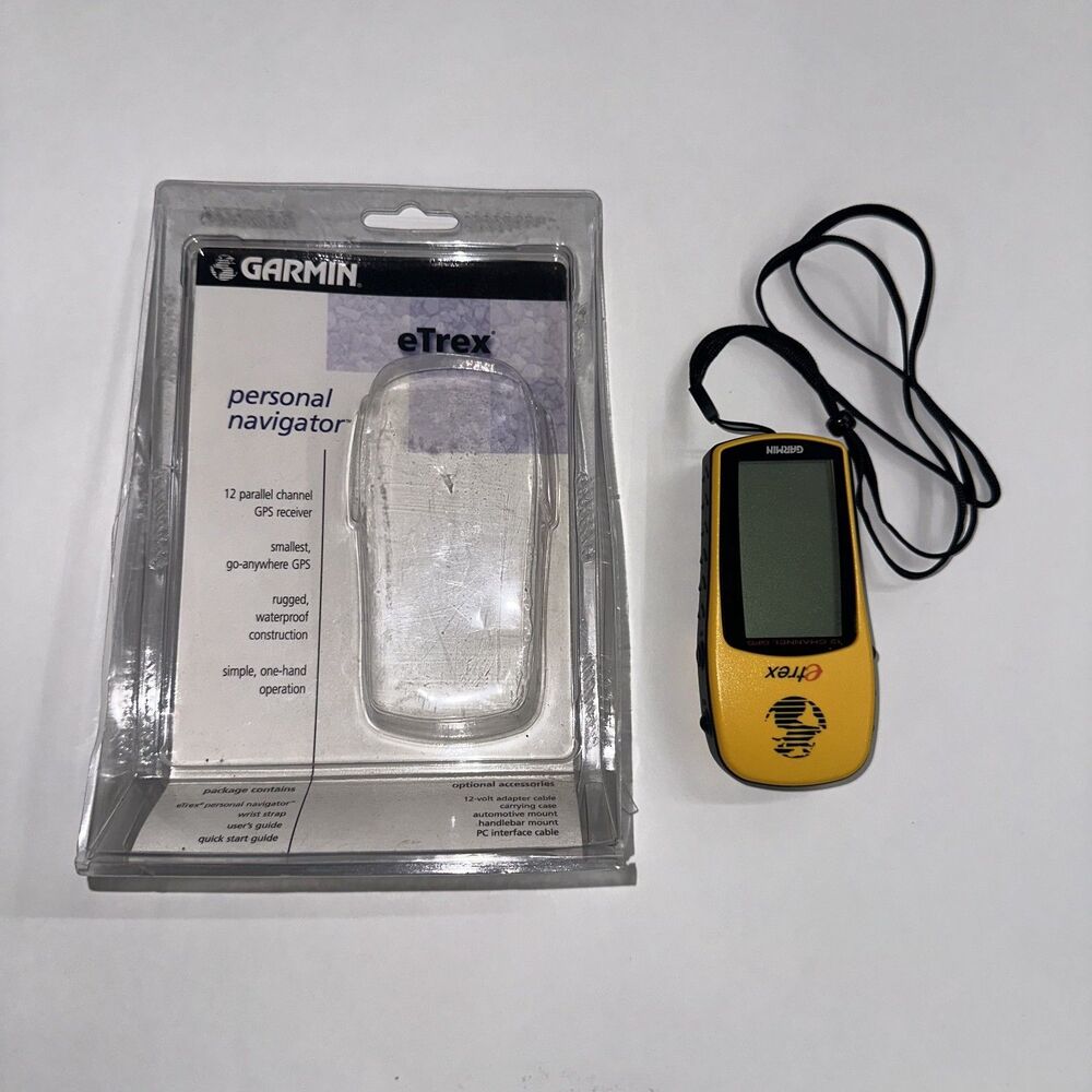 Garmin etrex Personal Navigator 12 Channel GPS Receiver Water Proof Hiking